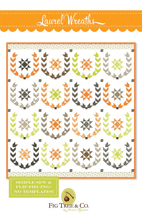 Christmas Wreaths Quilt Pattern by Fig Tree & Co Christmas Wreaths Quilt Pattern by Fig Tree & Co
